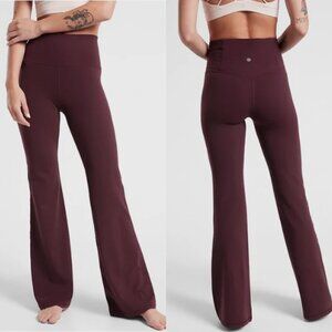 Athleta | Elation Flare Pants | Spiced Cabernet | Size Large